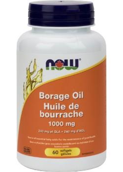 NOW BORAGE OIL 60 SOFTGELS