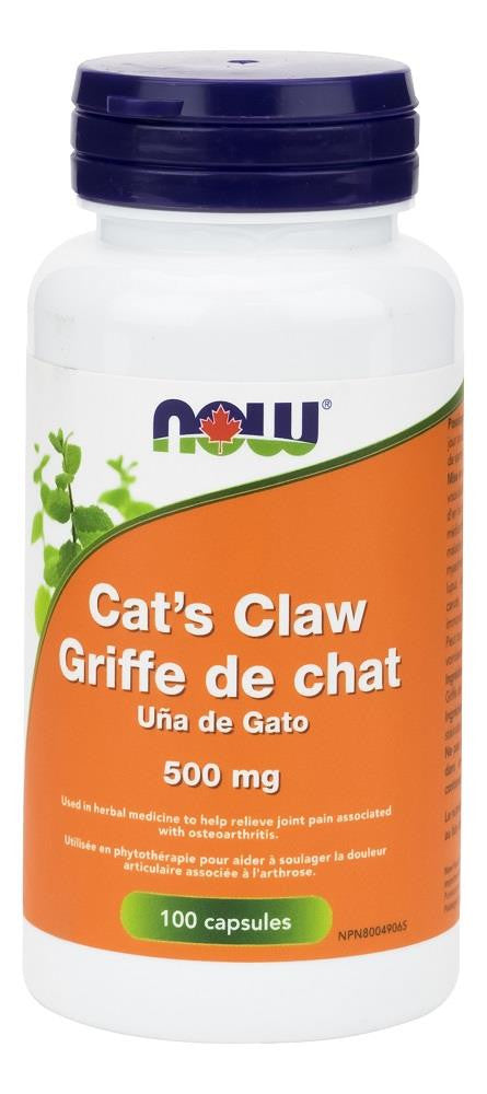 NOW Cat's Claw 500MG 100Caps