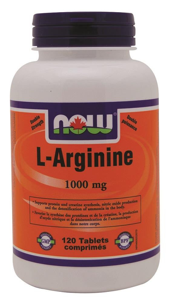 NOW L-Arginine 1000mg 120tabs