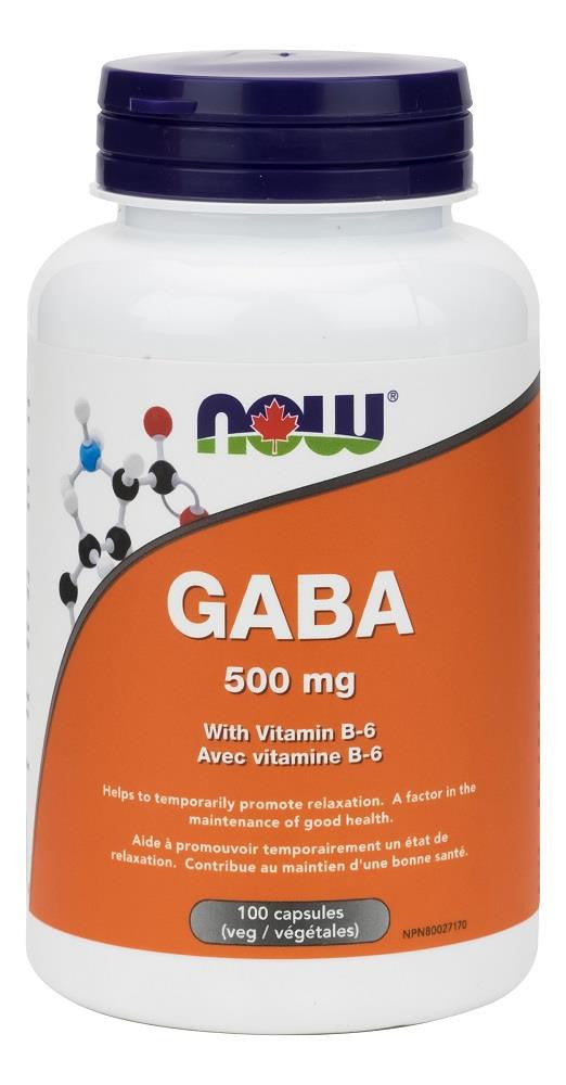 NOW GABA 500MG 100CAPS