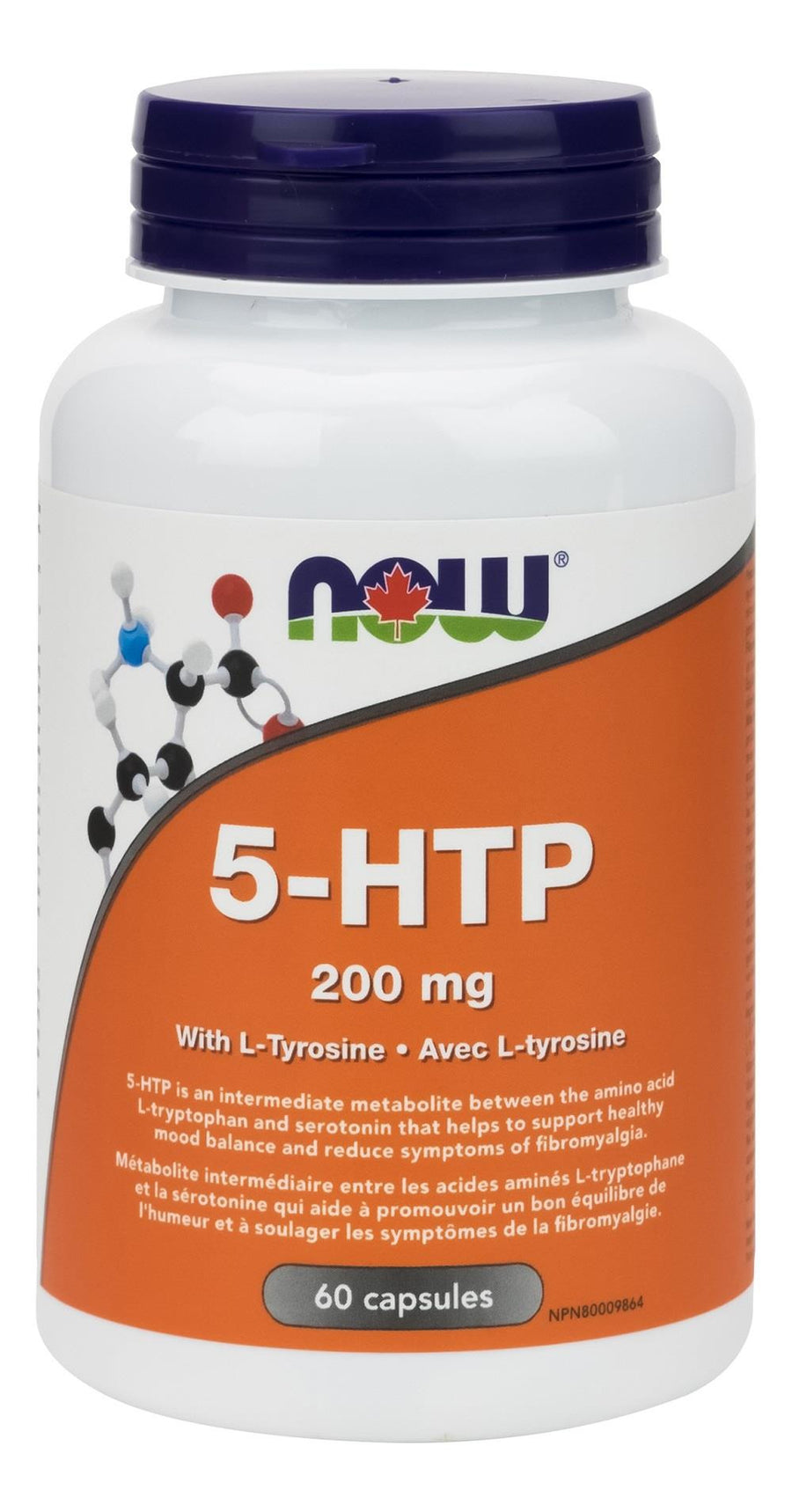 NOW 5-HTP 200MG 60Caps