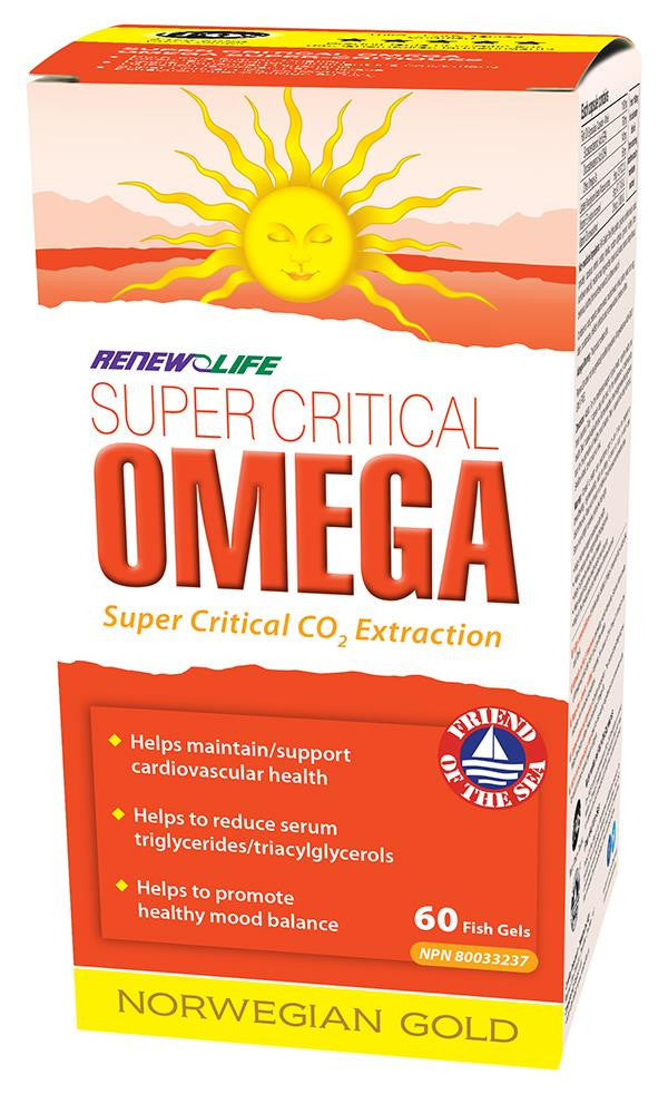 RENEW LIFE SUPER CRITICAL OMEGA 60 SOFTGELS