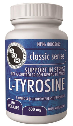 A.O.R L-Tyrosine 600mg 180Vcaps