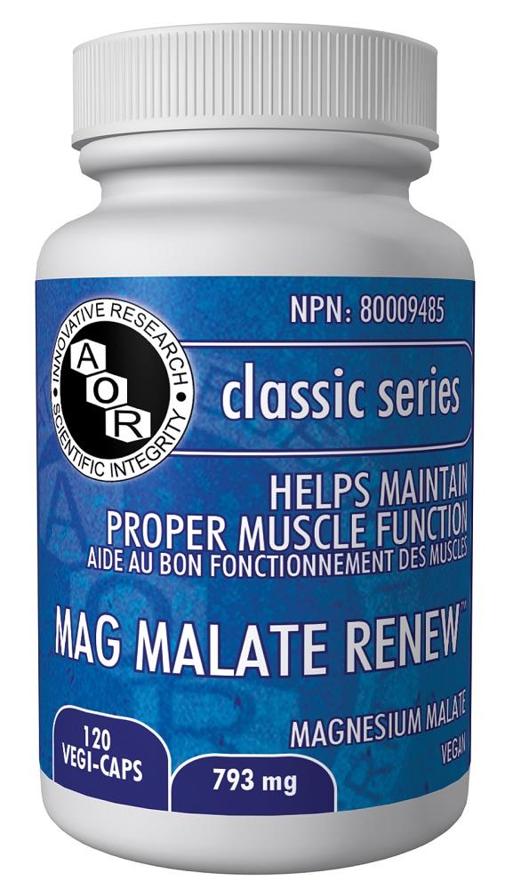 A.O.R Mag Malate Renew 120Vcaps