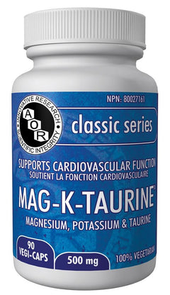 A.O.R Mag-K-Taurine 500mg 100Tabs