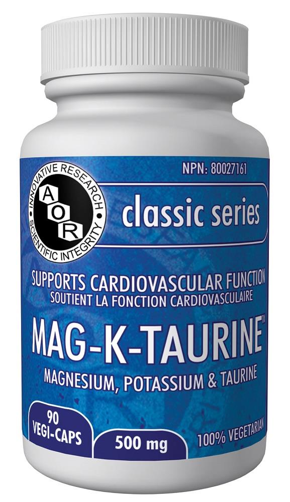 A.O.R Mag-K-Taurine 500mg 100Tabs