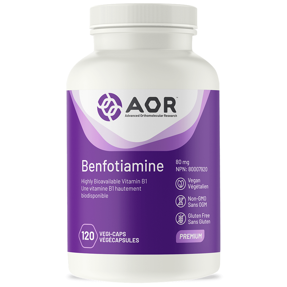 A.O.R Benfotiamine 80mg 120Vcaps*