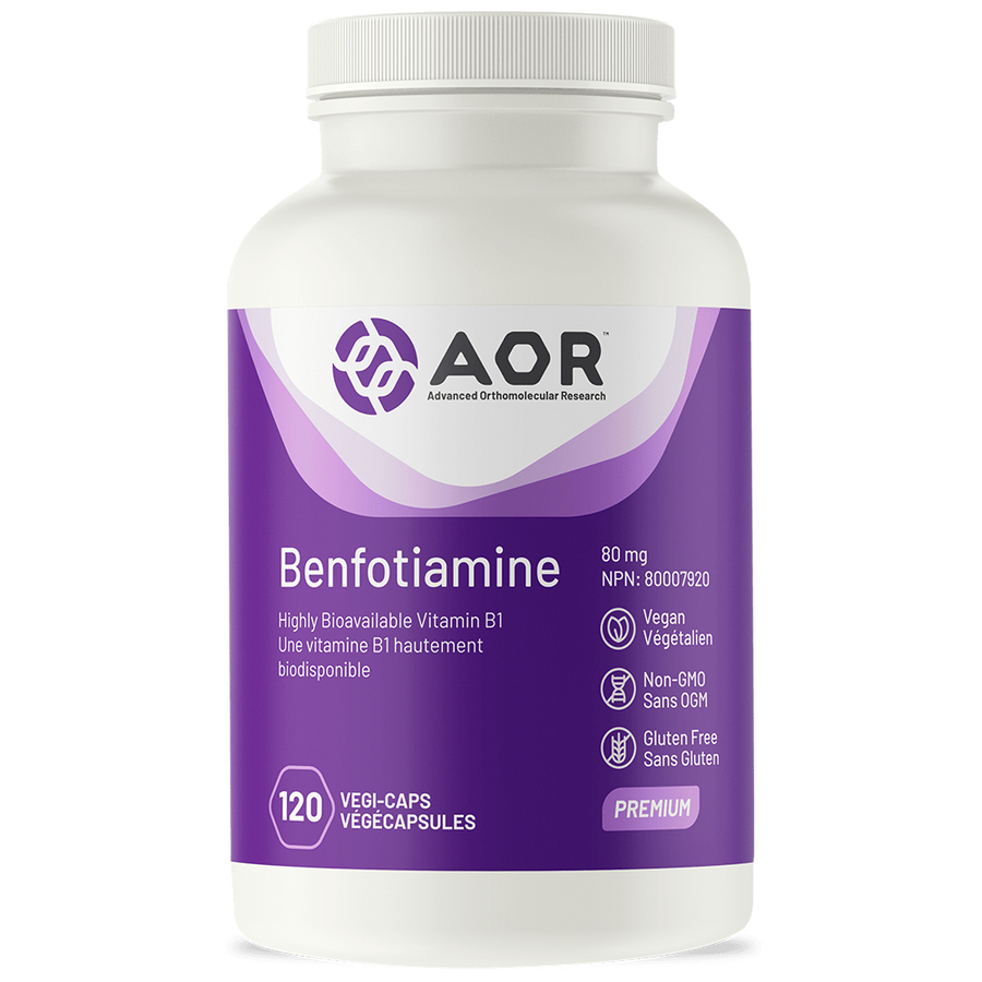 A.O.R Benfotiamine 80mg 120Vcaps*