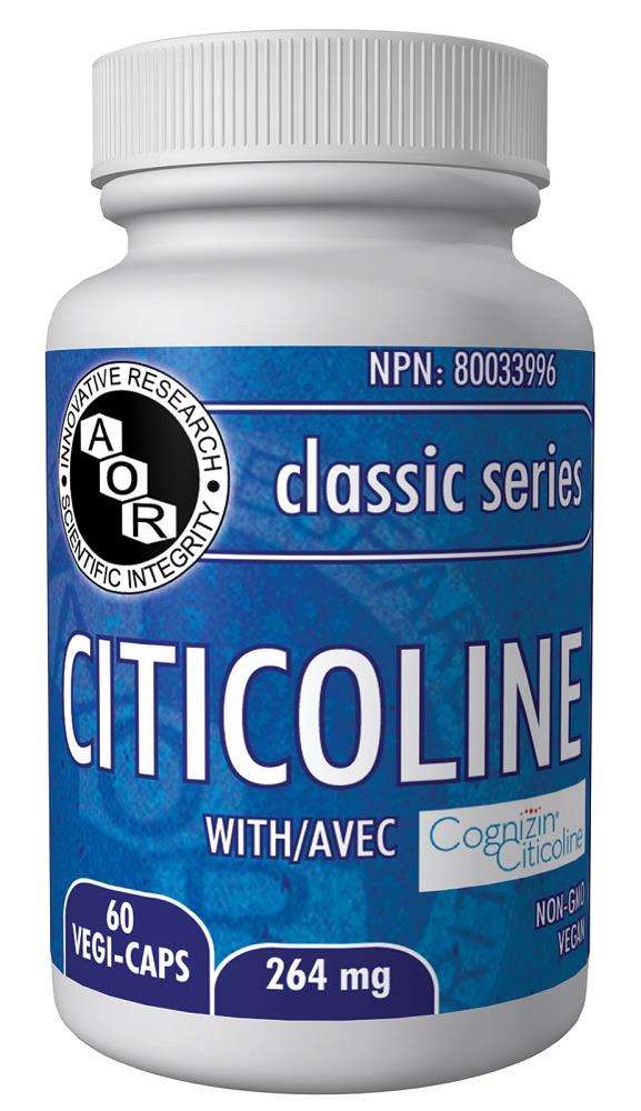 A.O.R Citicoline 264mg 60Vcaps
