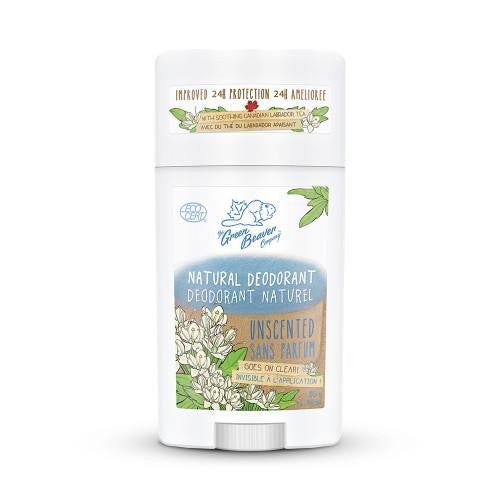 Green Beaver Unscented Natural Deodorant Stick 50g