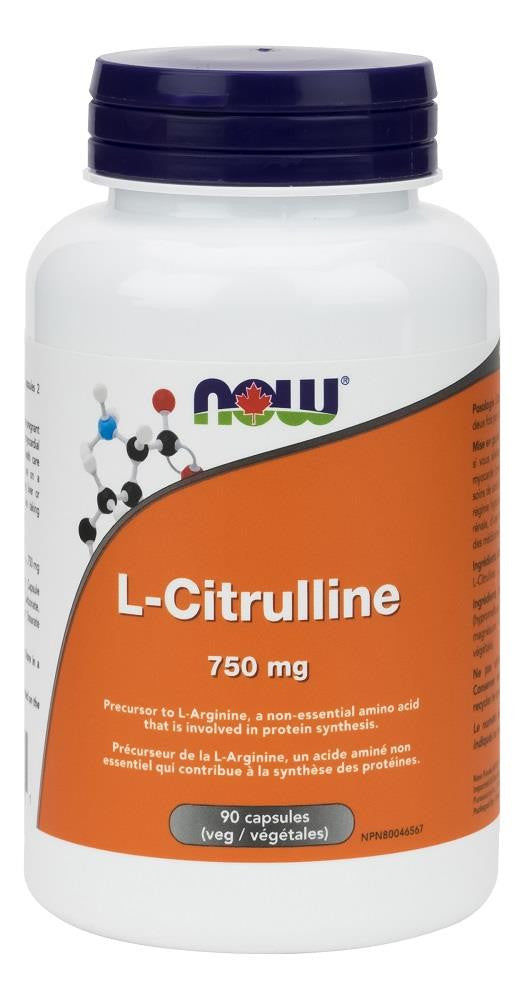 NOW L-Citruline 750mg 90Vcaps