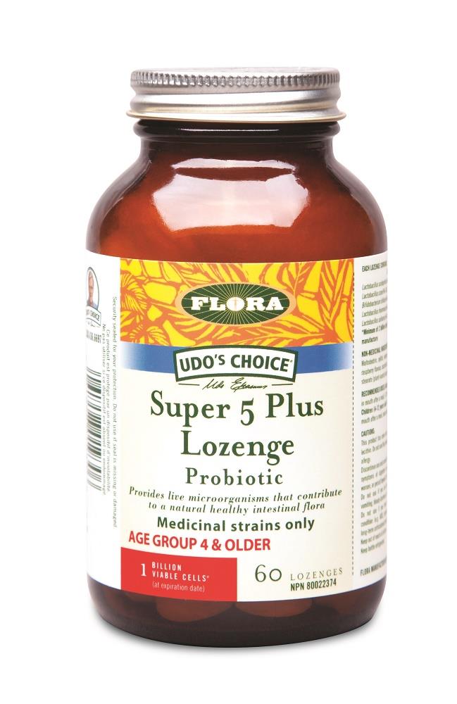 Flora Super 5 Lozenges 60lozenges 