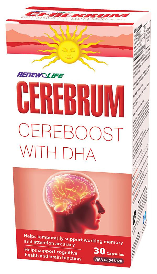 RENEW LIFE CEREBRUM CEREBOOST 30CAPS