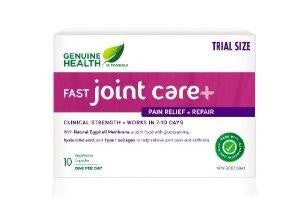 GENUINE HEALTH FAST JOINT CARE+ 500MG 10 VEGI CAPULES